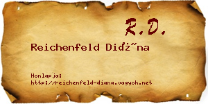 Reichenfeld Diána névjegykártya